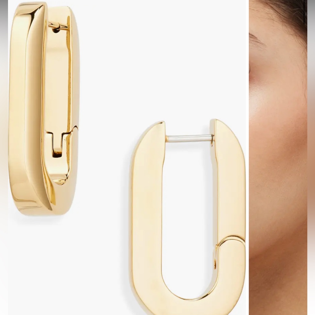 Jenny Bird U-Link Hoop Earrings